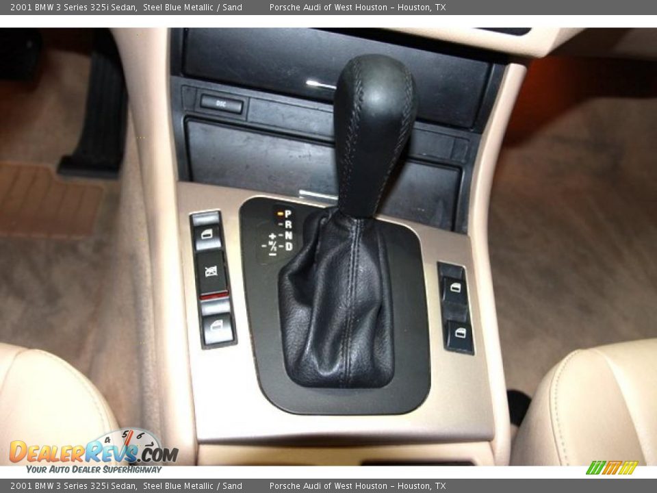 2001 BMW 3 Series 325i Sedan Steel Blue Metallic / Sand Photo #26