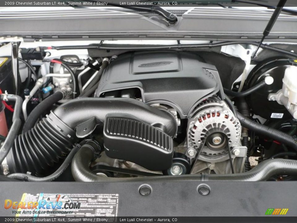 2009 Chevrolet Suburban LT 4x4 Summit White / Ebony Photo #21