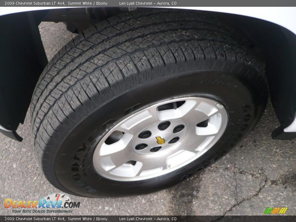 2009 Chevrolet Suburban LT 4x4 Summit White / Ebony Photo #24