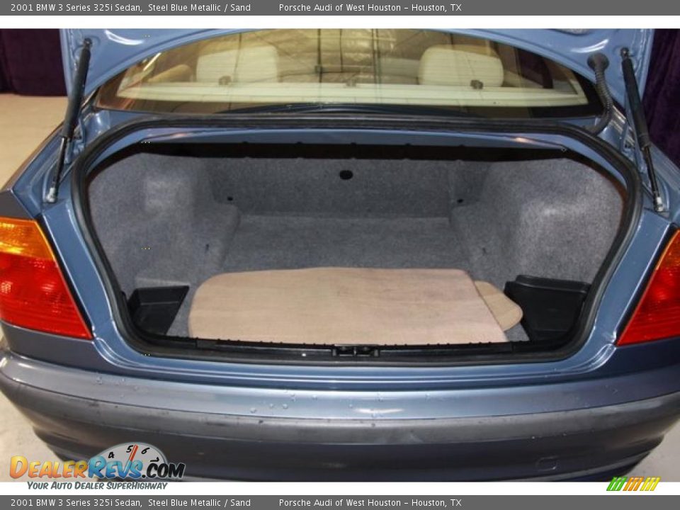 2001 BMW 3 Series 325i Sedan Steel Blue Metallic / Sand Photo #35