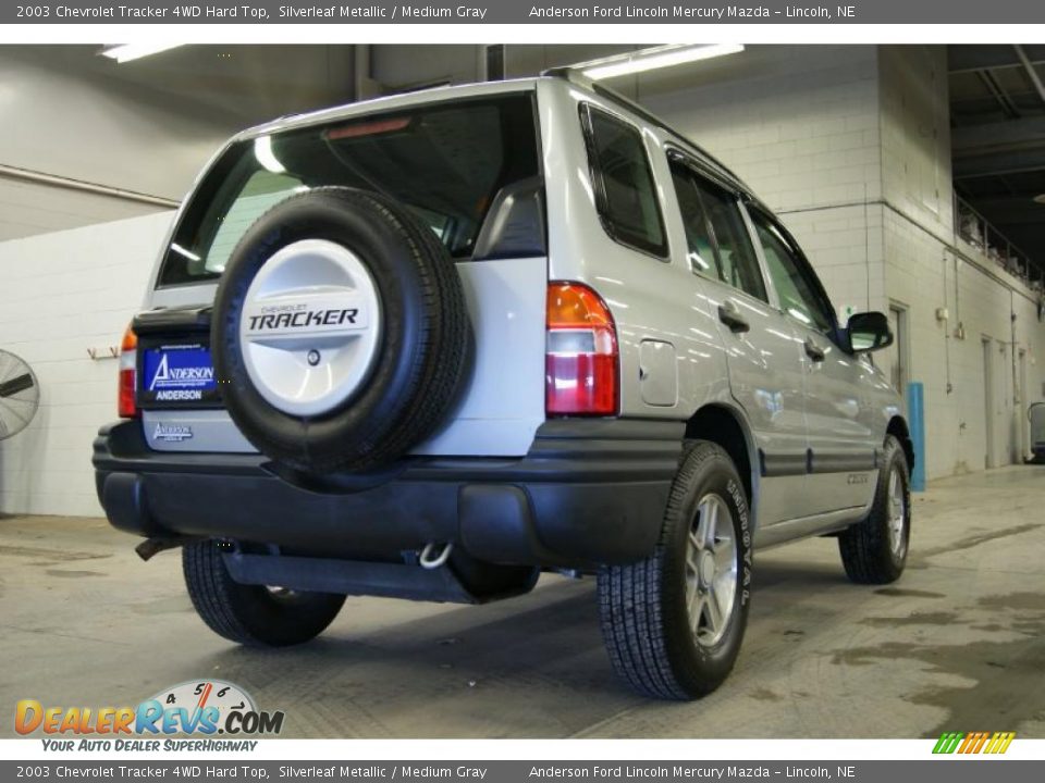 2003 Chevrolet Tracker 4WD Hard Top Silverleaf Metallic / Medium Gray Photo #7