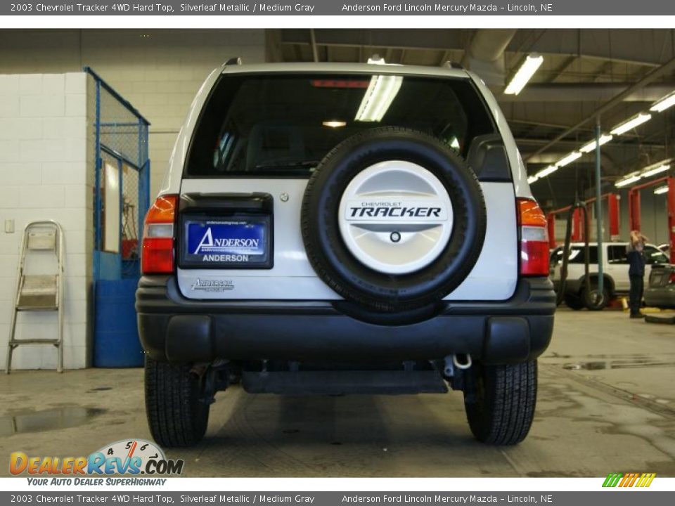 2003 Chevrolet Tracker 4WD Hard Top Silverleaf Metallic / Medium Gray Photo #8