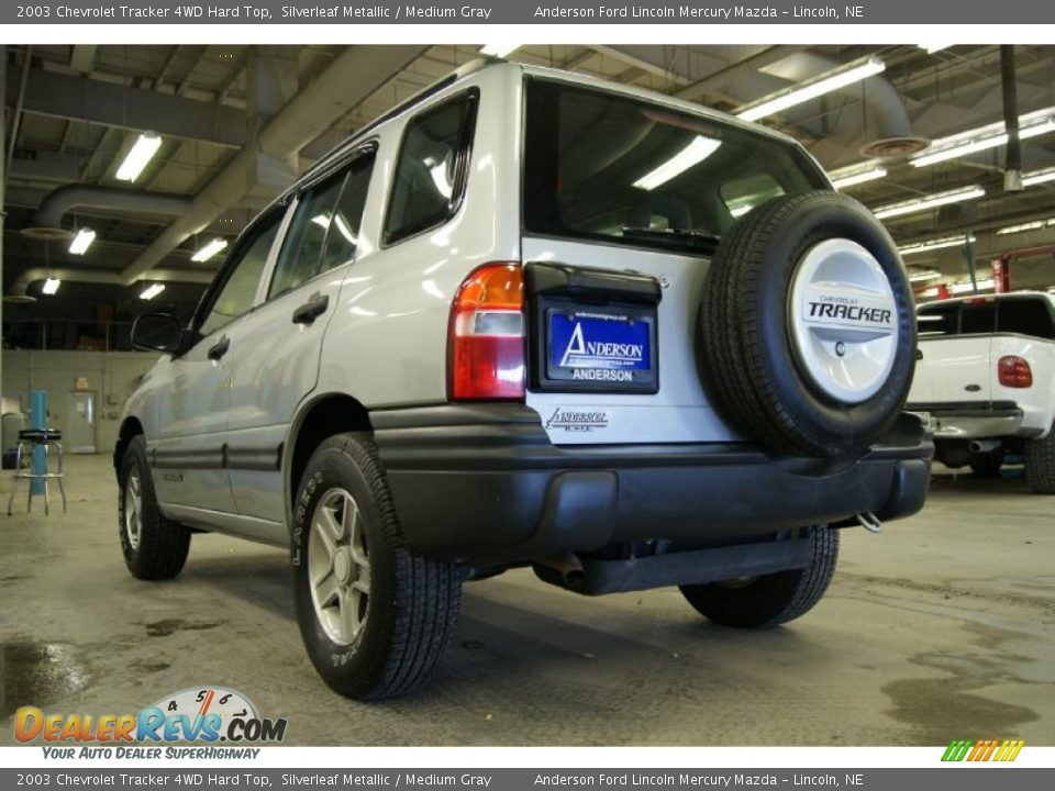 2003 Chevrolet Tracker 4WD Hard Top Silverleaf Metallic / Medium Gray Photo #9