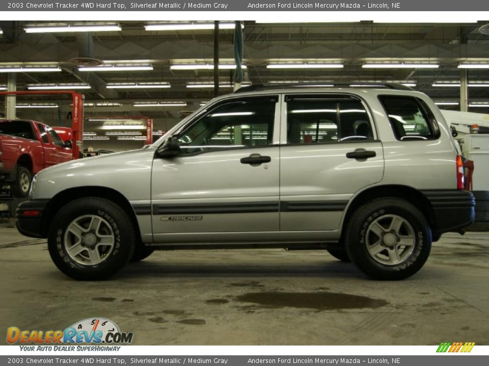 2003 Chevrolet Tracker 4WD Hard Top Silverleaf Metallic / Medium Gray Photo #11