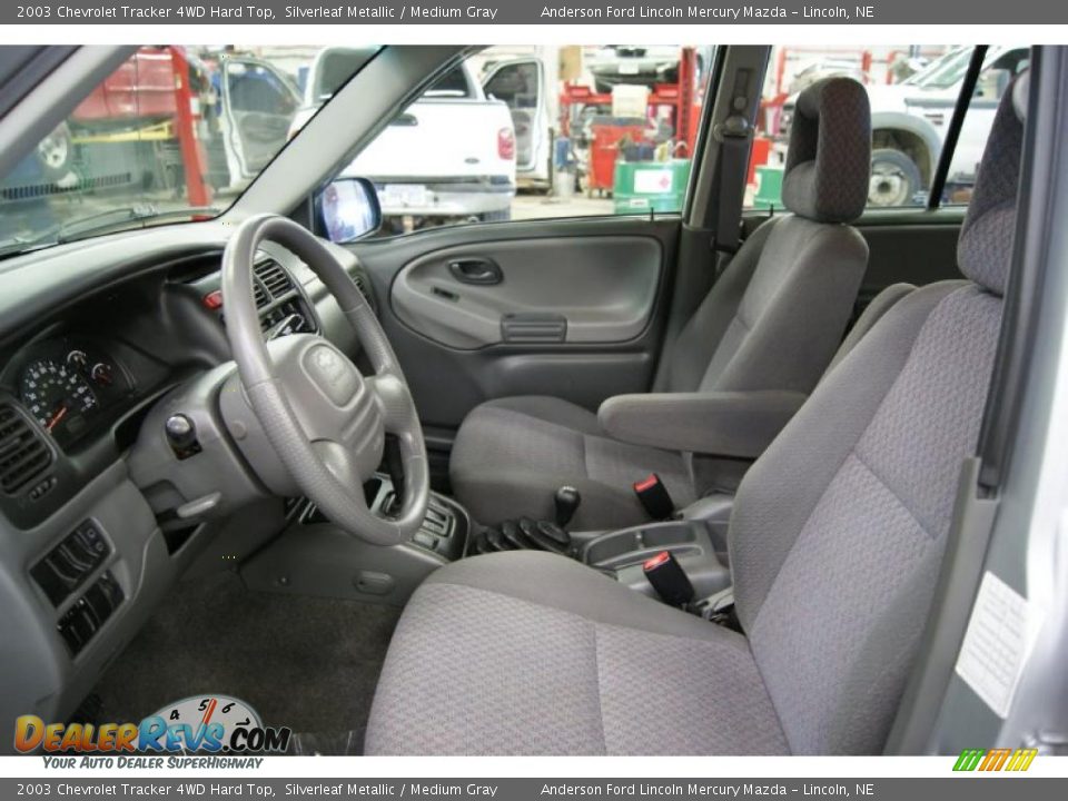 2003 Chevrolet Tracker 4WD Hard Top Silverleaf Metallic / Medium Gray Photo #13