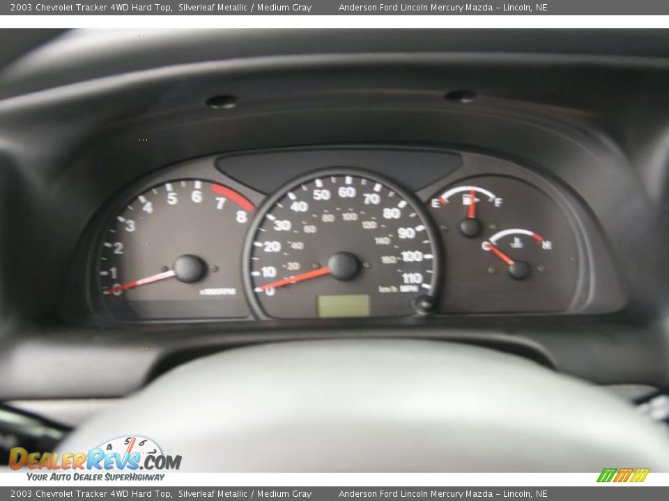 2003 Chevrolet Tracker 4WD Hard Top Silverleaf Metallic / Medium Gray Photo #24