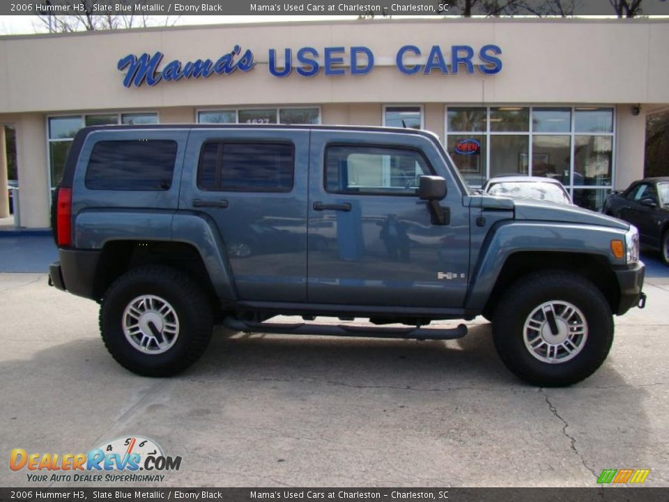2006 Hummer H3 Slate Blue Metallic / Ebony Black Photo #1