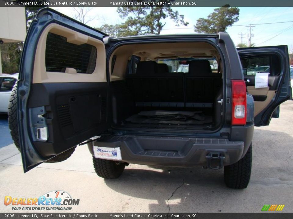 2006 Hummer H3 Slate Blue Metallic / Ebony Black Photo #11