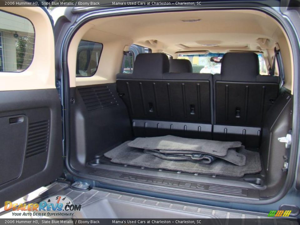 2006 Hummer H3 Slate Blue Metallic / Ebony Black Photo #12