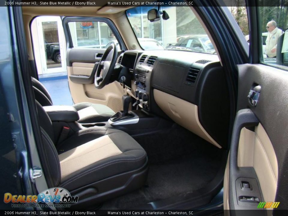 2006 Hummer H3 Slate Blue Metallic / Ebony Black Photo #13