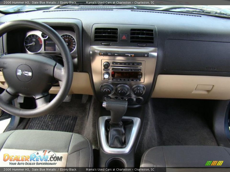 2006 Hummer H3 Slate Blue Metallic / Ebony Black Photo #16