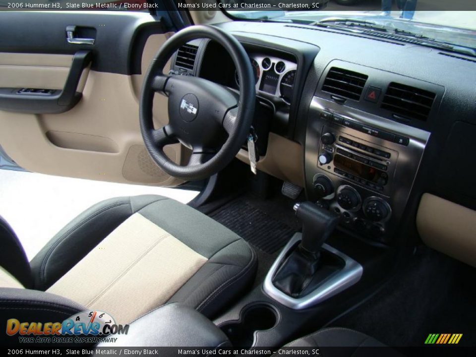 2006 Hummer H3 Slate Blue Metallic / Ebony Black Photo #17