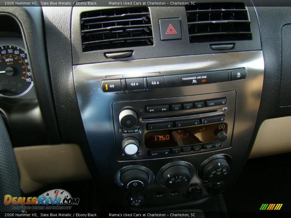 2006 Hummer H3 Slate Blue Metallic / Ebony Black Photo #21