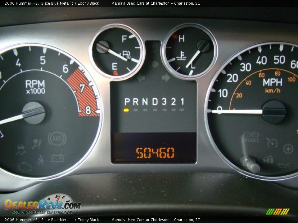 2006 Hummer H3 Slate Blue Metallic / Ebony Black Photo #24