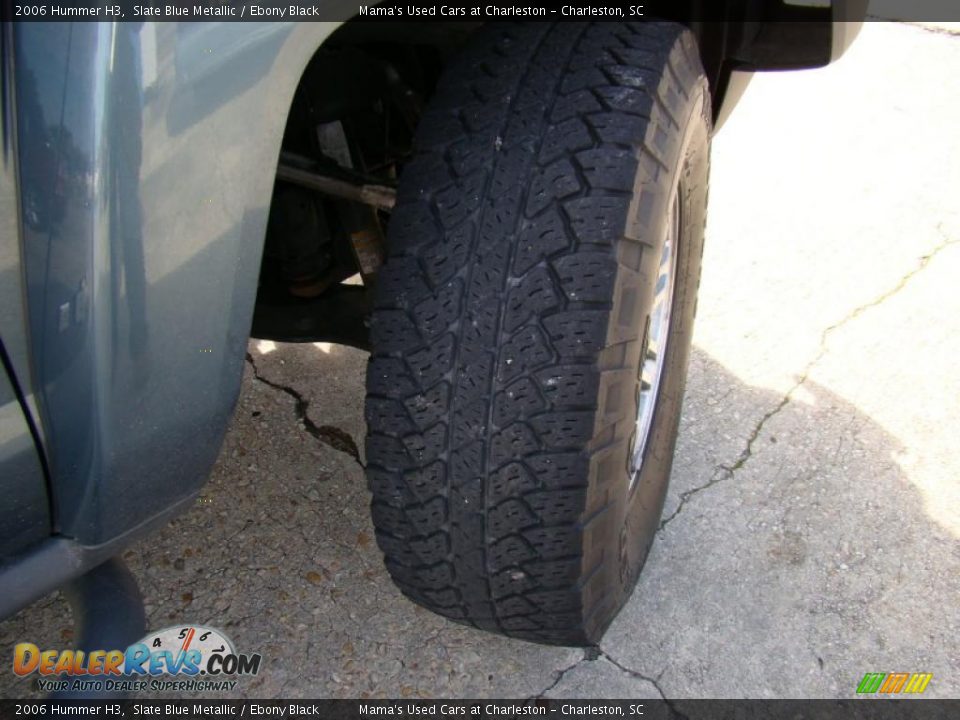 2006 Hummer H3 Slate Blue Metallic / Ebony Black Photo #26