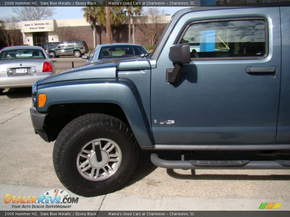 2006 Hummer H3 Slate Blue Metallic / Ebony Black Photo #29