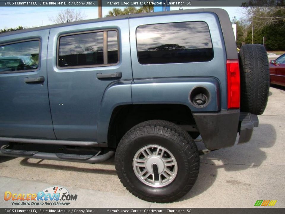 2006 Hummer H3 Slate Blue Metallic / Ebony Black Photo #30