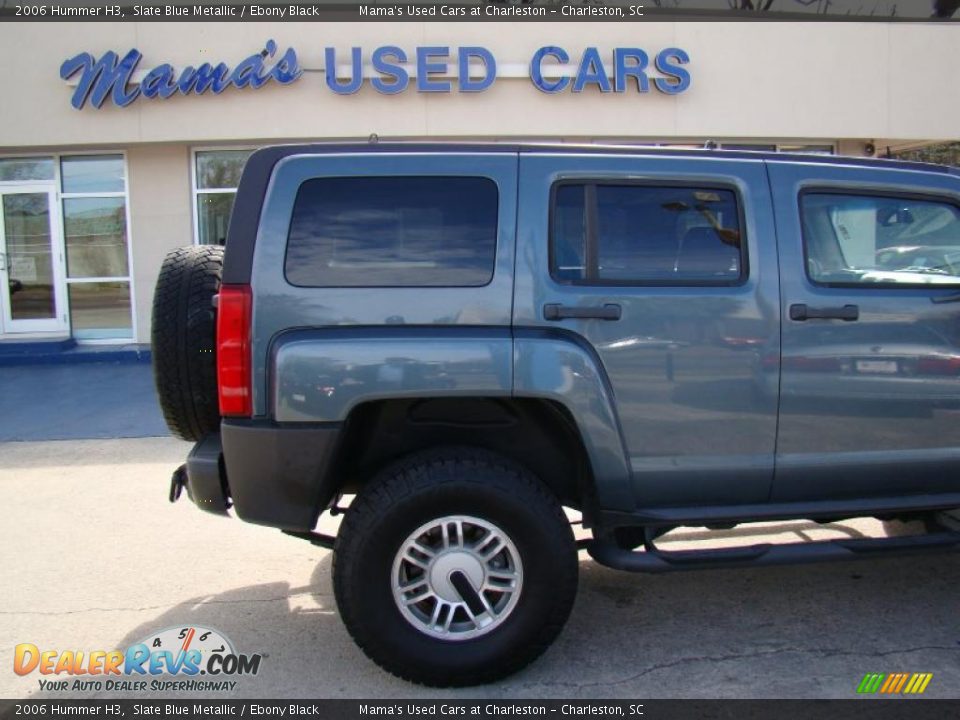 2006 Hummer H3 Slate Blue Metallic / Ebony Black Photo #31