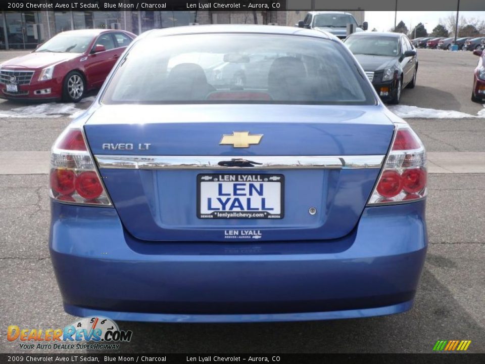 2009 Chevrolet Aveo LT Sedan Blue Moon / Charcoal Photo #5