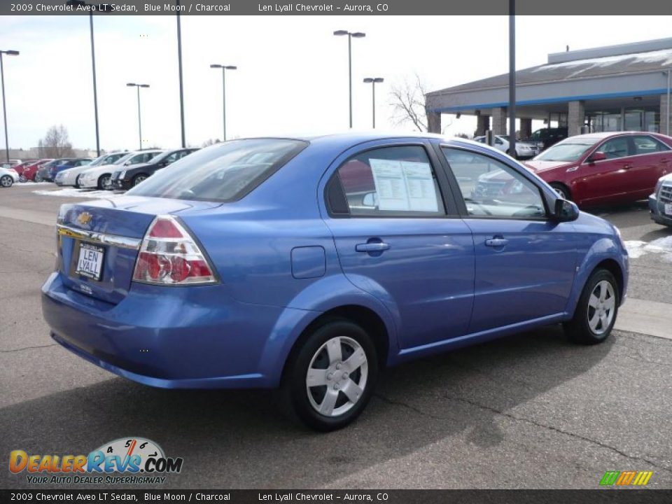 2009 Chevrolet Aveo LT Sedan Blue Moon / Charcoal Photo #6