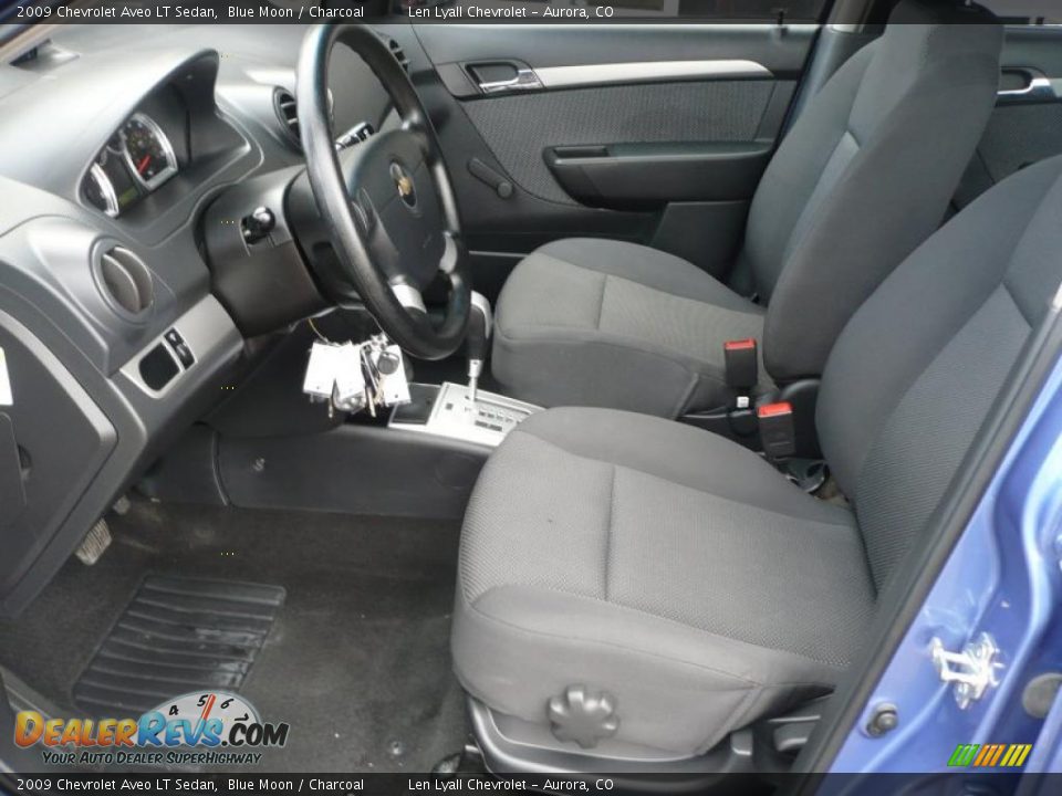 2009 Chevrolet Aveo LT Sedan Blue Moon / Charcoal Photo #8