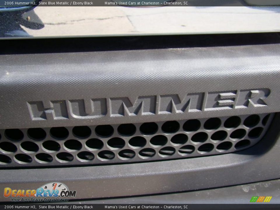 2006 Hummer H3 Slate Blue Metallic / Ebony Black Photo #35