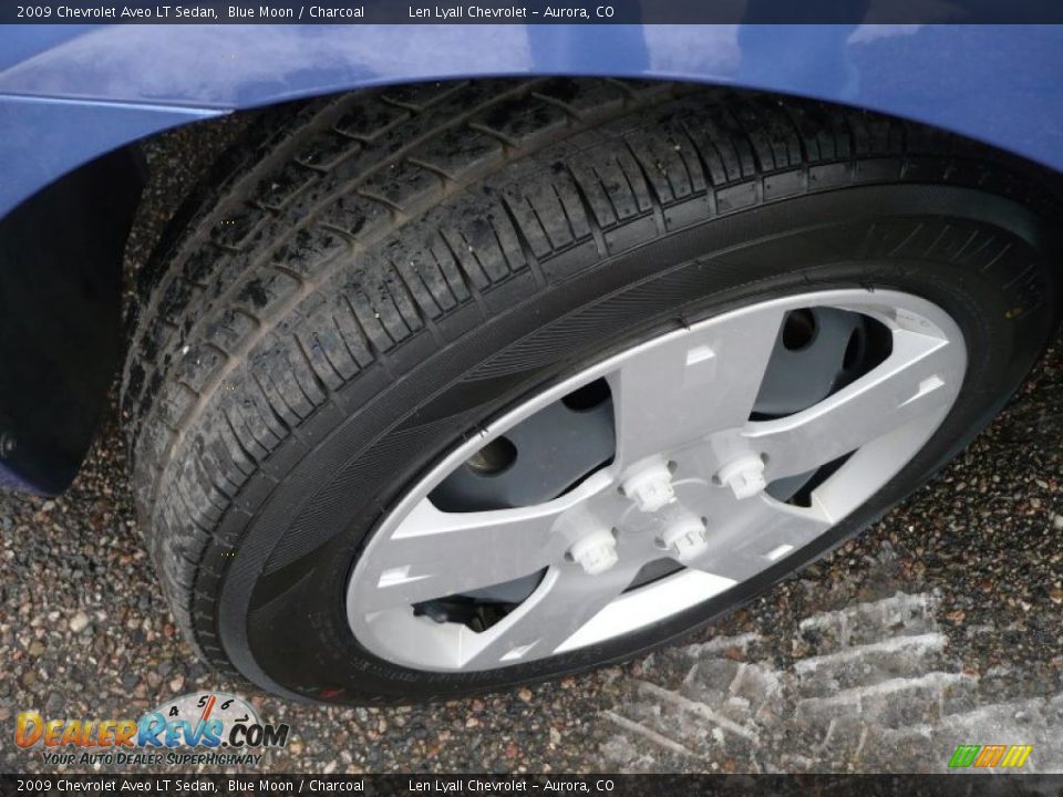 2009 Chevrolet Aveo LT Sedan Blue Moon / Charcoal Photo #17