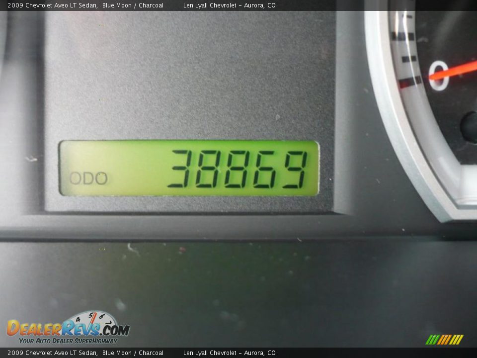 2009 Chevrolet Aveo LT Sedan Blue Moon / Charcoal Photo #21