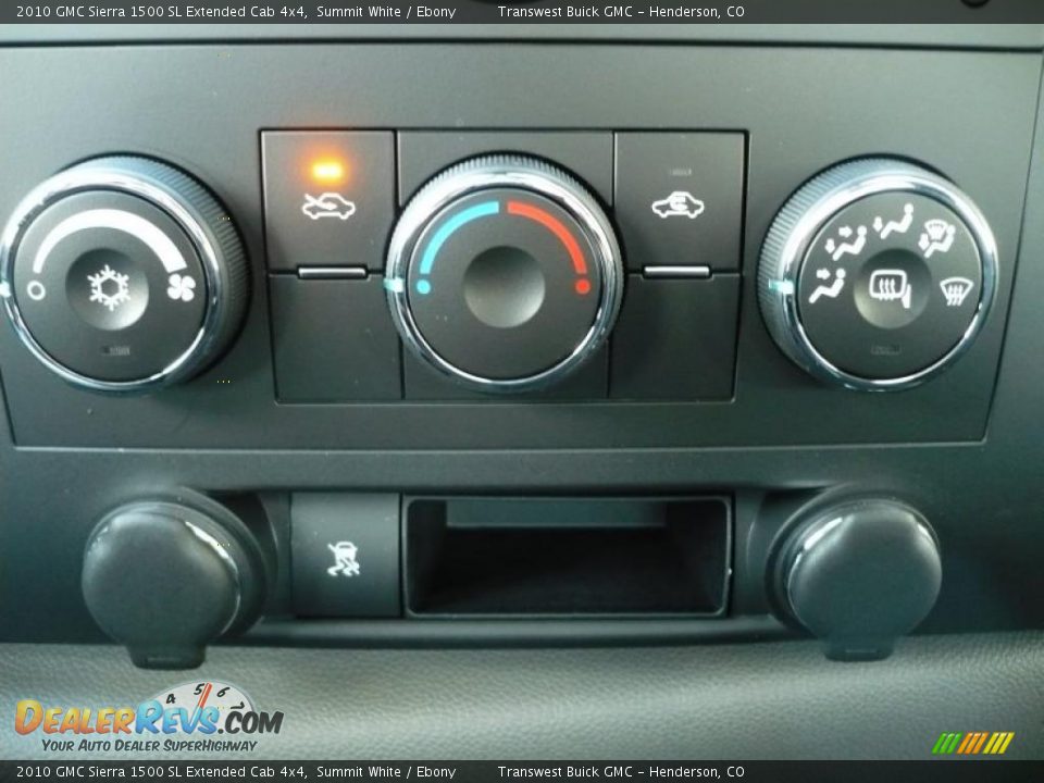 2010 GMC Sierra 1500 SL Extended Cab 4x4 Summit White / Ebony Photo #7