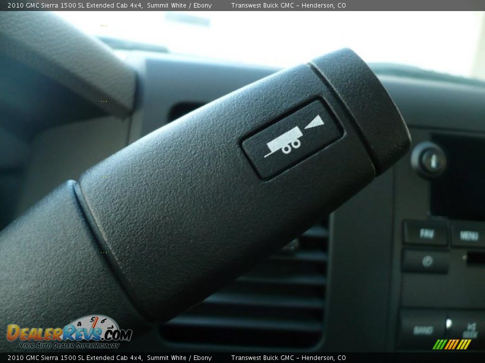 2010 GMC Sierra 1500 SL Extended Cab 4x4 Summit White / Ebony Photo #8