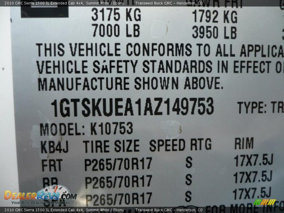 2010 GMC Sierra 1500 SL Extended Cab 4x4 Summit White / Ebony Photo #10