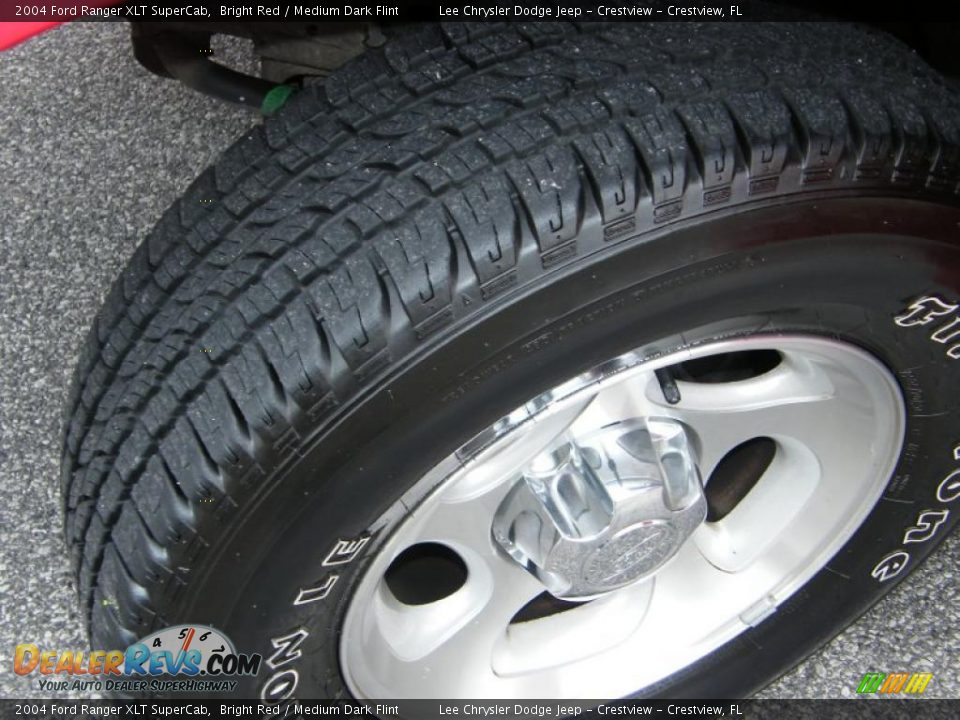 2004 Ford Ranger XLT SuperCab Bright Red / Medium Dark Flint Photo #12
