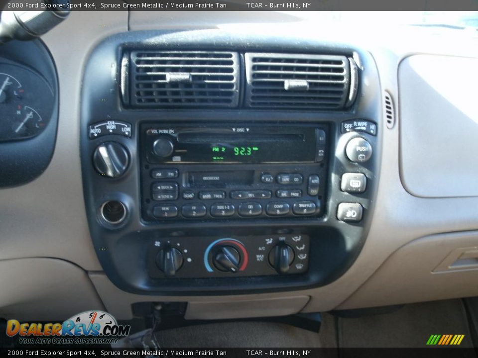 2000 Ford Explorer Sport 4x4 Spruce Green Metallic / Medium Prairie Tan Photo #9