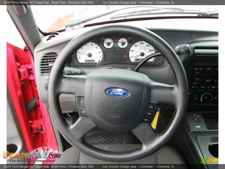 2004 Ford Ranger XLT SuperCab Bright Red / Medium Dark Flint Photo #19