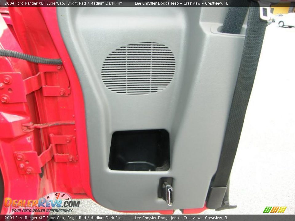 2004 Ford Ranger XLT SuperCab Bright Red / Medium Dark Flint Photo #24
