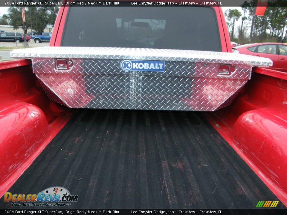 2004 Ford Ranger XLT SuperCab Bright Red / Medium Dark Flint Photo #25