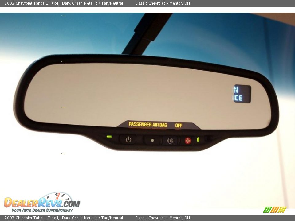 2003 Chevrolet Tahoe LT 4x4 Dark Green Metallic / Tan/Neutral Photo #18