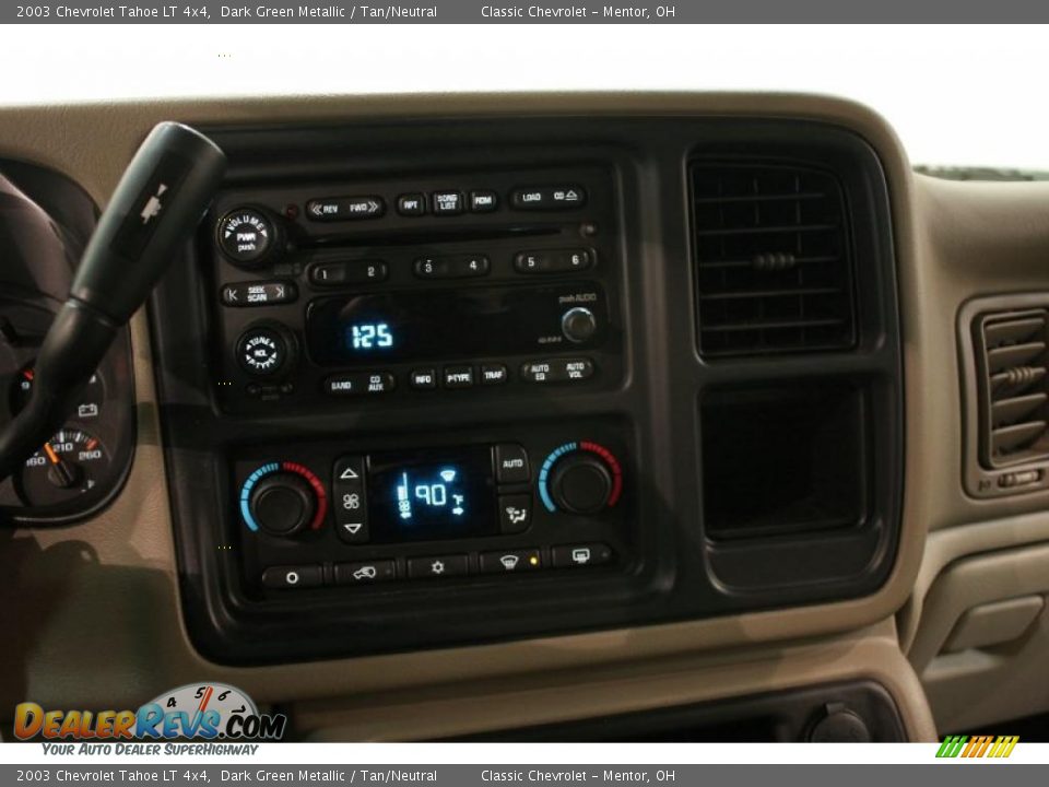 2003 Chevrolet Tahoe LT 4x4 Dark Green Metallic / Tan/Neutral Photo #19