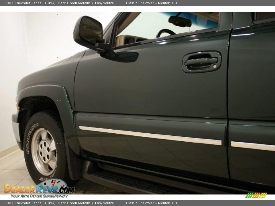 2003 Chevrolet Tahoe LT 4x4 Dark Green Metallic / Tan/Neutral Photo #30
