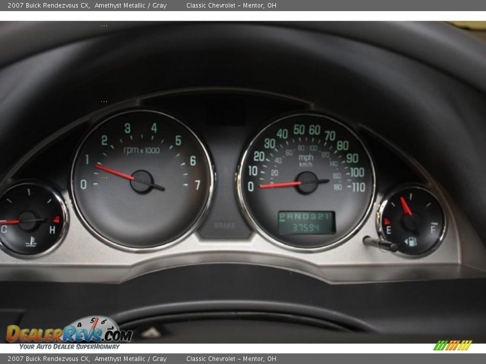 2007 Buick Rendezvous CX Amethyst Metallic / Gray Photo #12