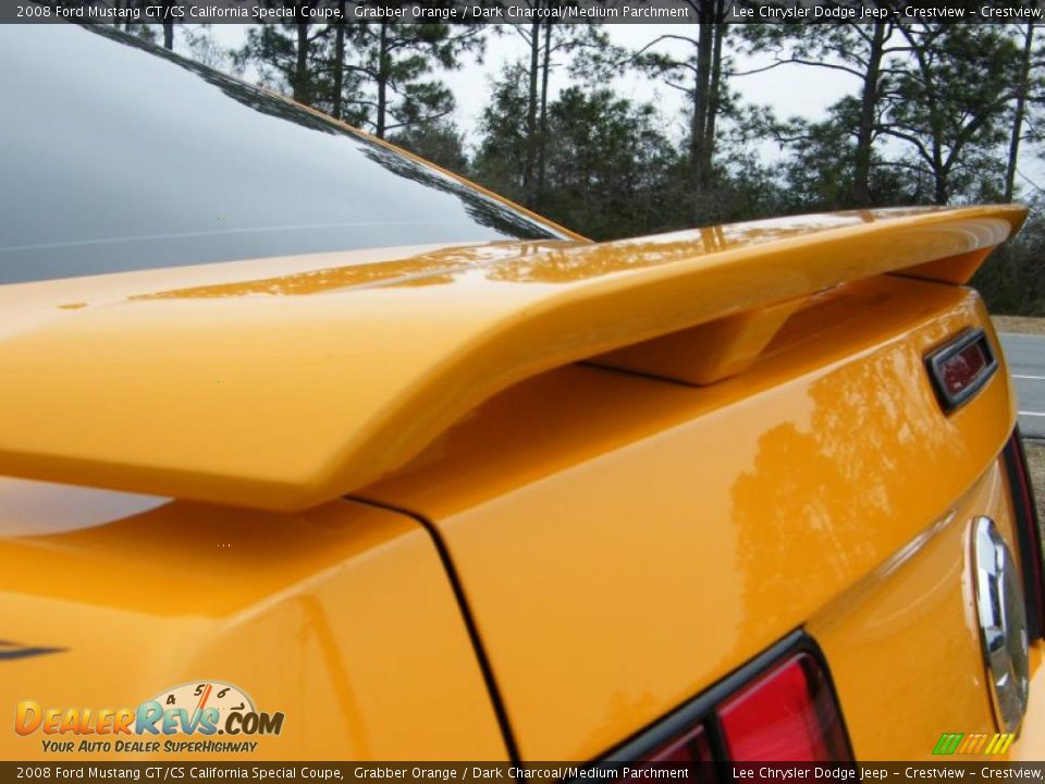 2008 Ford Mustang GT/CS California Special Coupe Grabber Orange / Dark Charcoal/Medium Parchment Photo #11