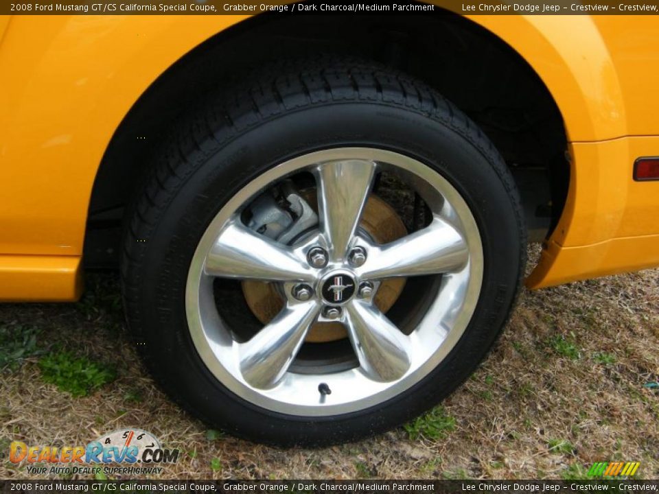 2008 Ford Mustang GT/CS California Special Coupe Grabber Orange / Dark Charcoal/Medium Parchment Photo #12