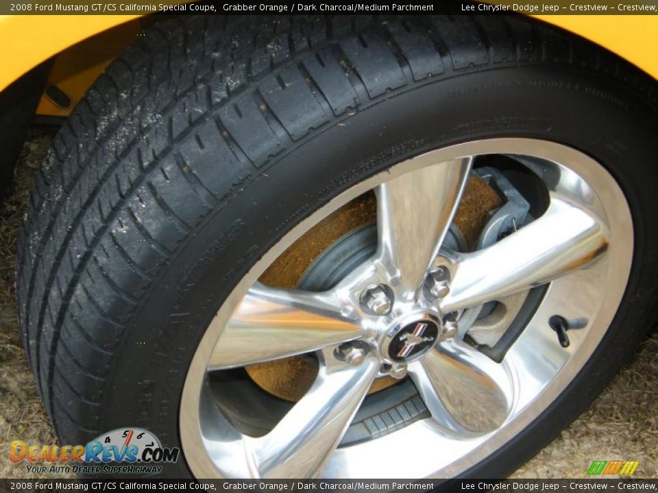 2008 Ford Mustang GT/CS California Special Coupe Grabber Orange / Dark Charcoal/Medium Parchment Photo #13