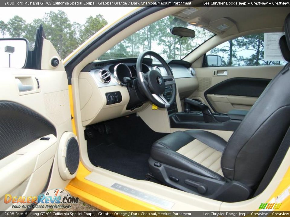 2008 Ford Mustang GT/CS California Special Coupe Grabber Orange / Dark Charcoal/Medium Parchment Photo #14