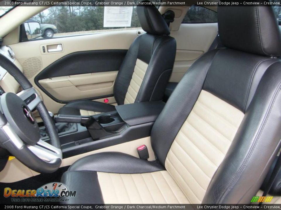 2008 Ford Mustang GT/CS California Special Coupe Grabber Orange / Dark Charcoal/Medium Parchment Photo #15