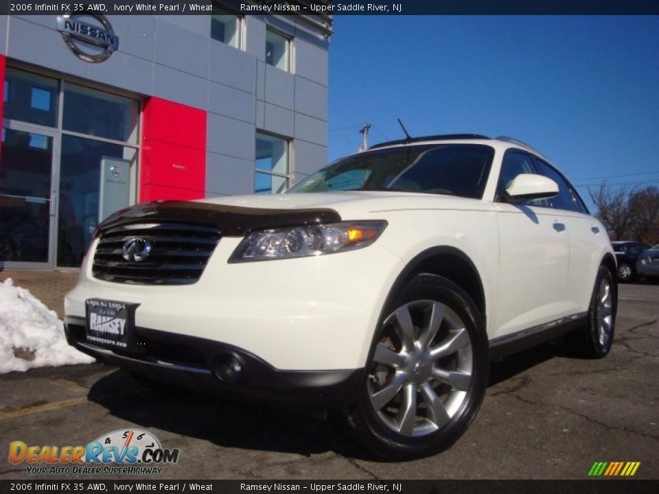 2006 Infiniti FX 35 AWD Ivory White Pearl / Wheat Photo #1