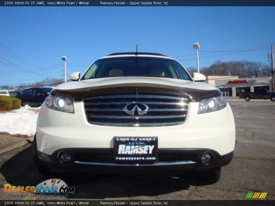 2006 Infiniti FX 35 AWD Ivory White Pearl / Wheat Photo #2
