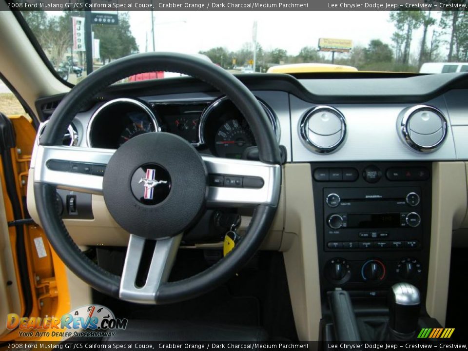 2008 Ford Mustang GT/CS California Special Coupe Grabber Orange / Dark Charcoal/Medium Parchment Photo #19