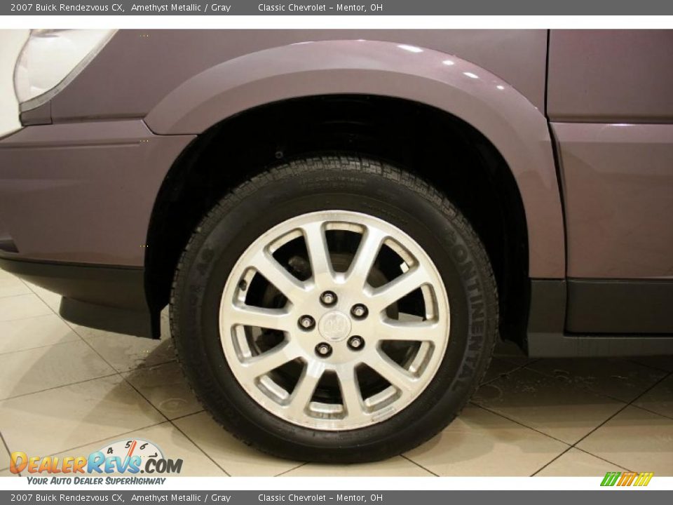 2007 Buick Rendezvous CX Amethyst Metallic / Gray Photo #22