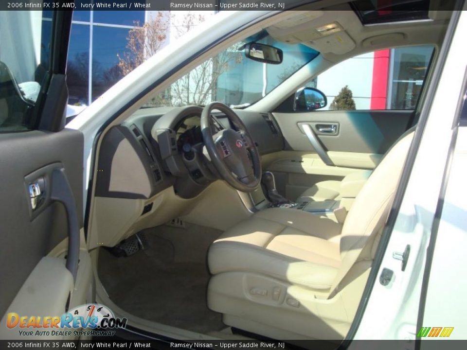 2006 Infiniti FX 35 AWD Ivory White Pearl / Wheat Photo #32